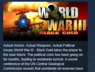 World War III Black Gold STEAM KEY REGION FREE GLOBAL