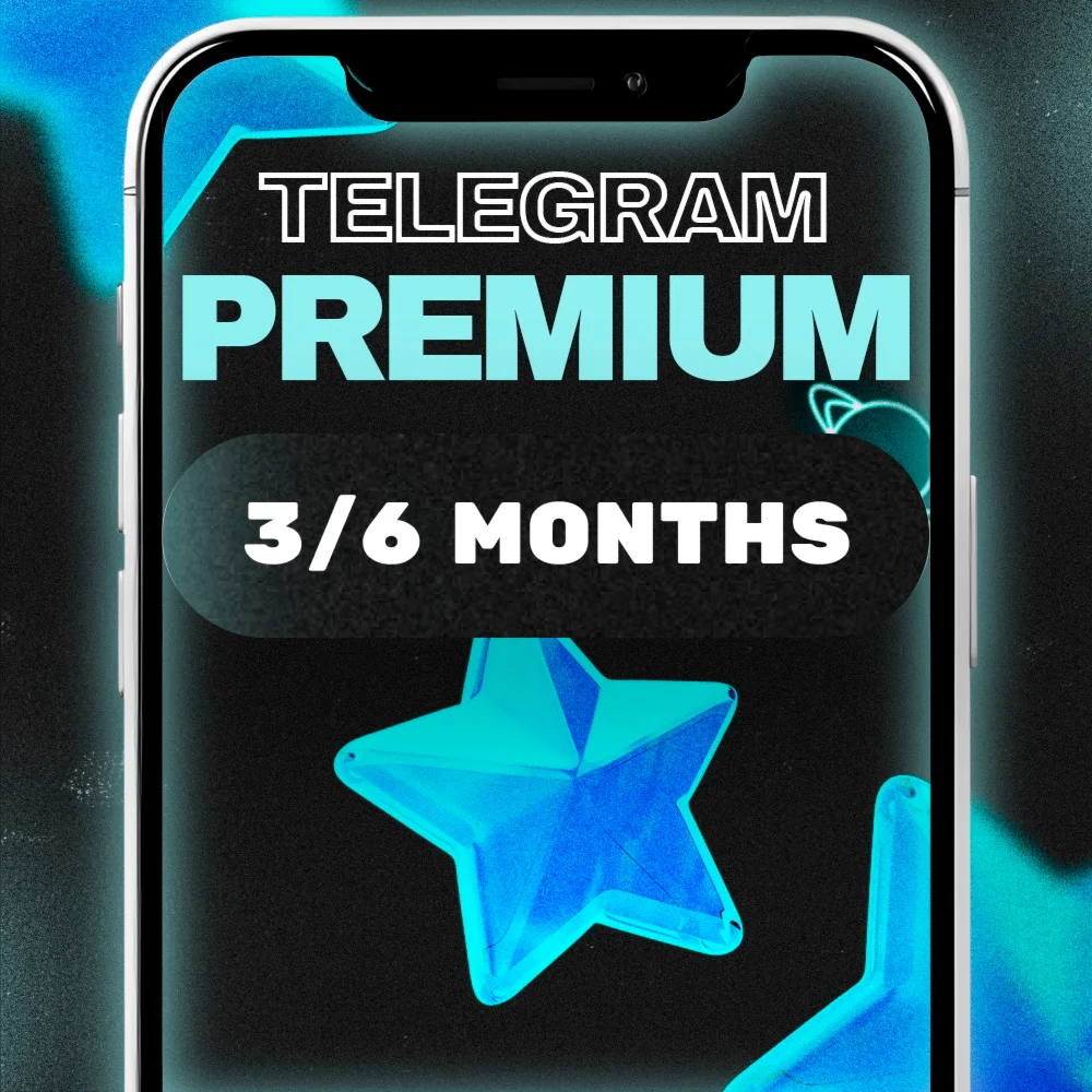 Telegram Premium 3/6 месяцев подписка Подарком