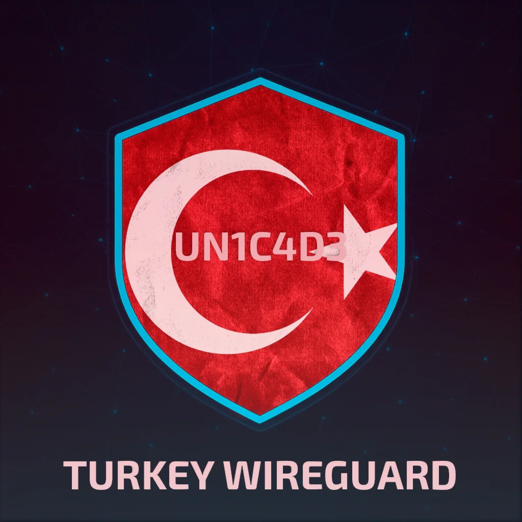 ТУРЦИЯ WIREGUARD VPN БЕЗ ЛИМИТОВ ОТ 1 МЕСЯЦА