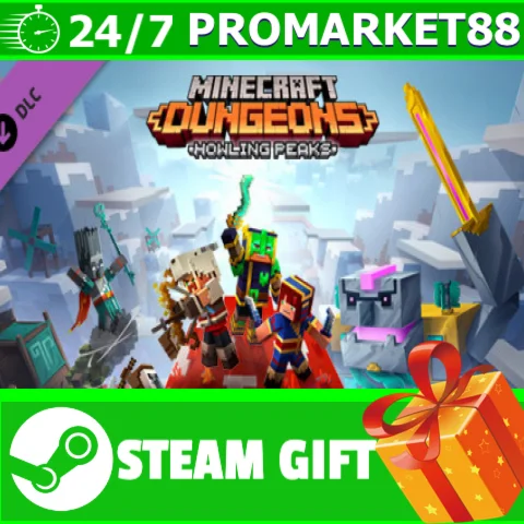 ВСЕ СТРАНЫ Minecraft Dungeons Howling Peaks STEAM
