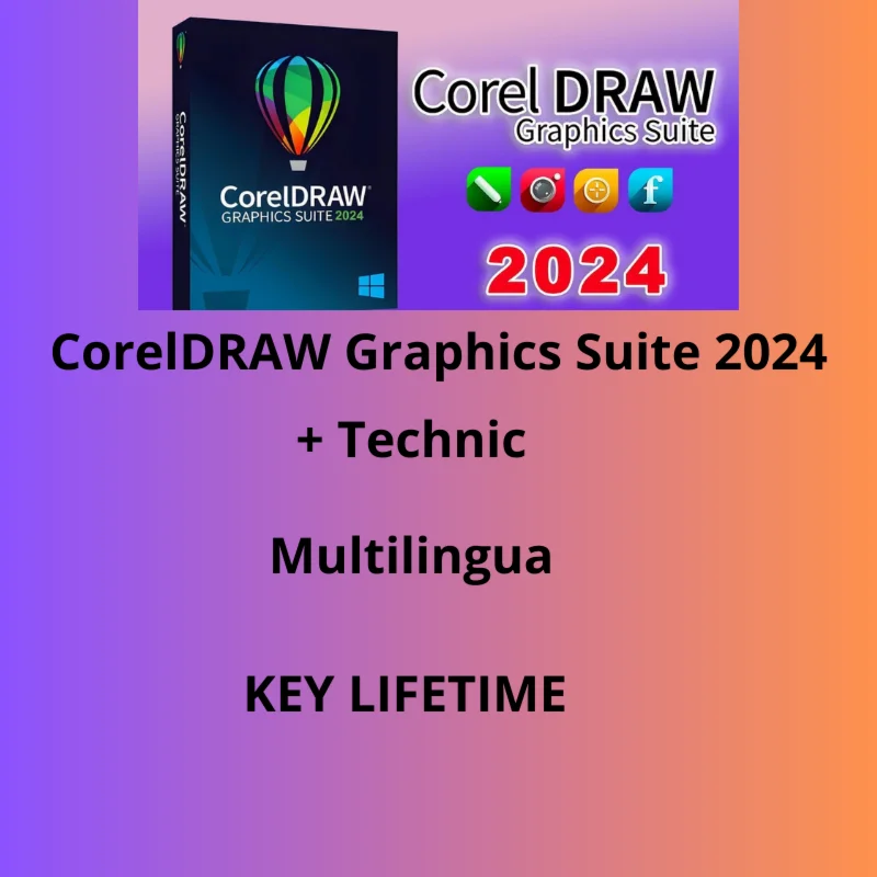 CorelDRAW Graphics Suite 2024 +TECHNICIAN 3 PC