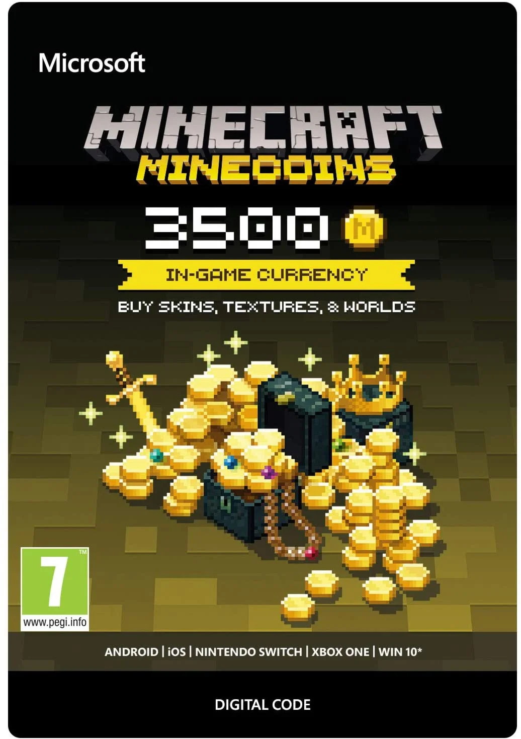 Minecraft Minecoin Pack 3500 Coins GLOBALКЛЮЧ