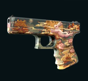 StatTrak Glock-18 Кролик в тени После полевых