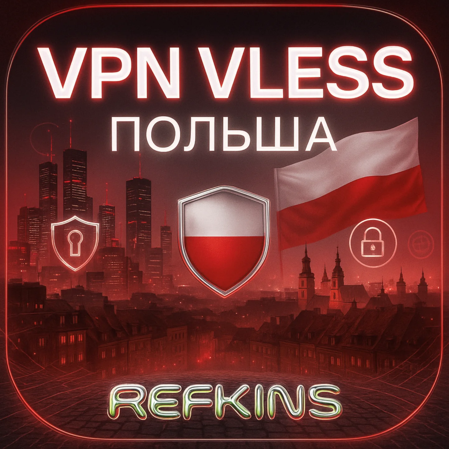 VPN VLESS ПОЛЬША ЛИЧНЫЙ 24/7 АВТОВЫДАЧА