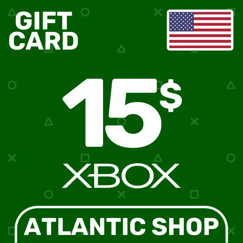 Карта Пополнения Xbox 15 USD США