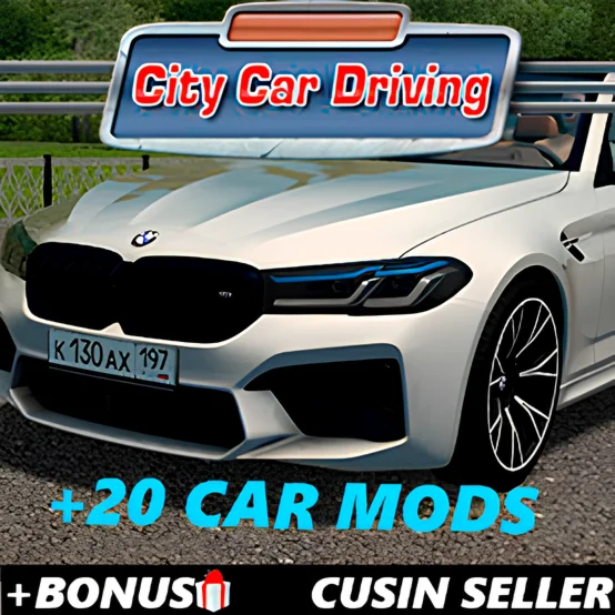 City Car Driving + 20 МОДОВ + ПОДАРОК