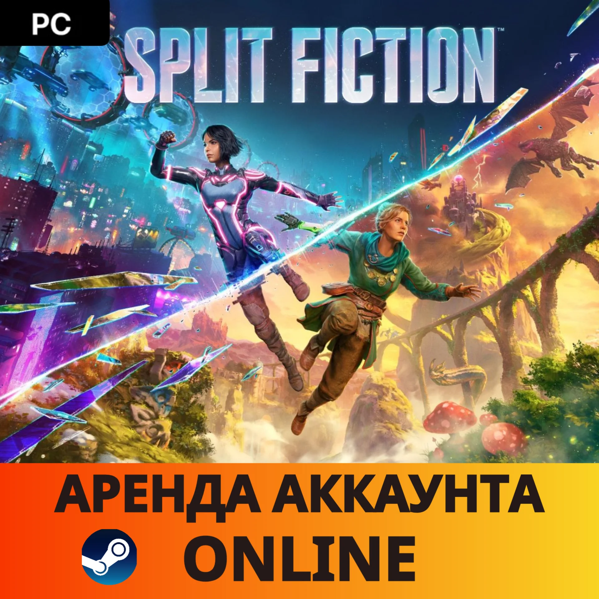 Split Fiction Steam Online АРЕНДА АККАУНТА