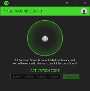 Razer 71 Surround sound Ключ активации