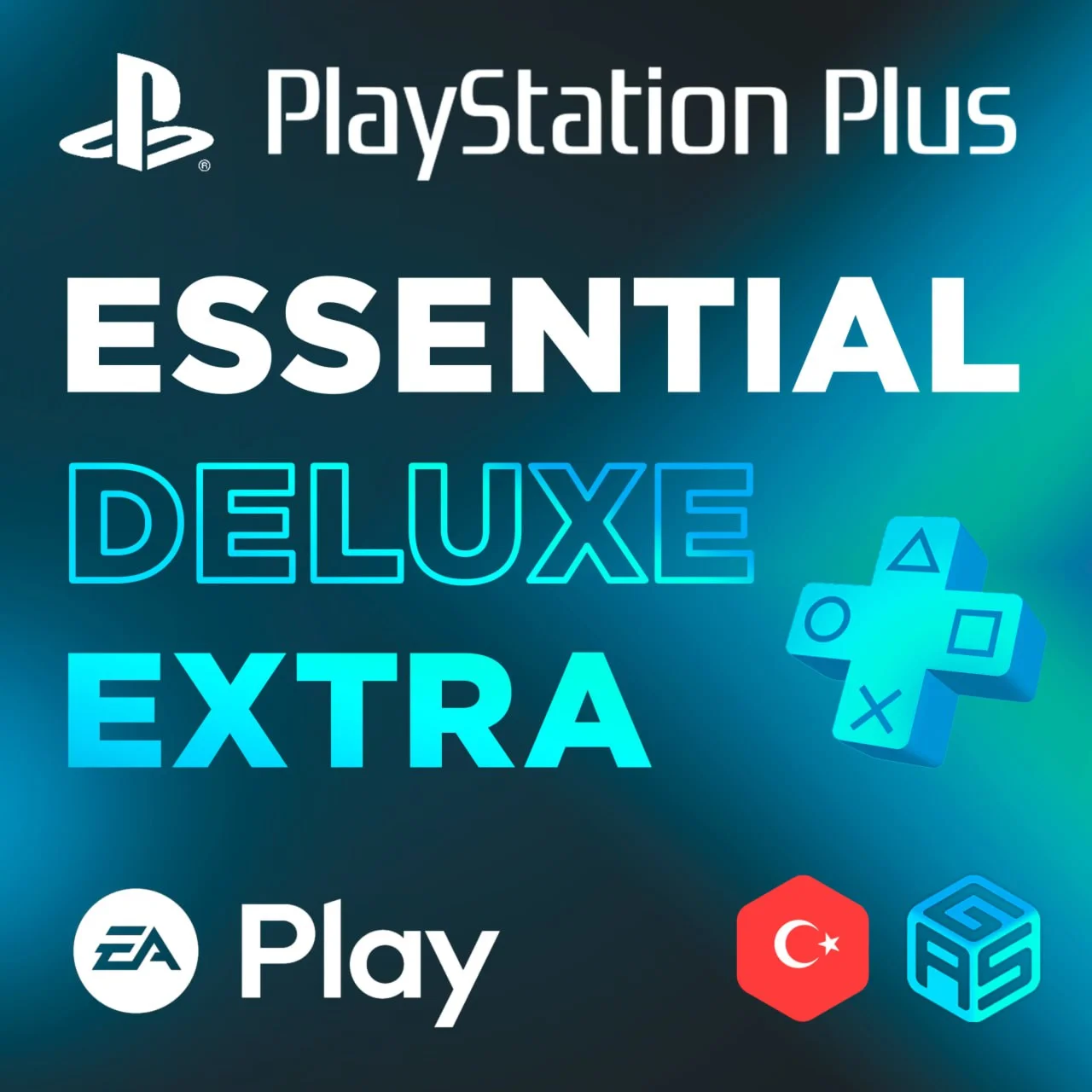 ПОДПИСКА PS PLUS+ EA PLAY 1-12 МЕСЯЦЕВ + ТУРЦИЯ