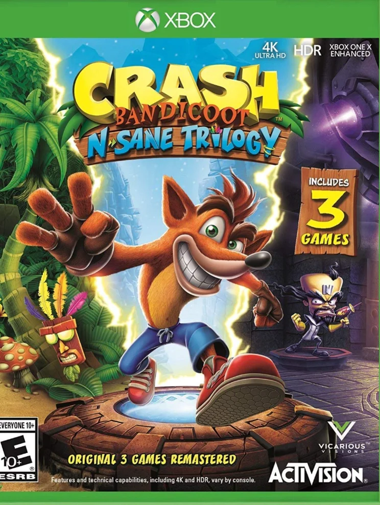 CRASH BANDICOOT N SANE TRILOGY XBOX КЛЮЧ