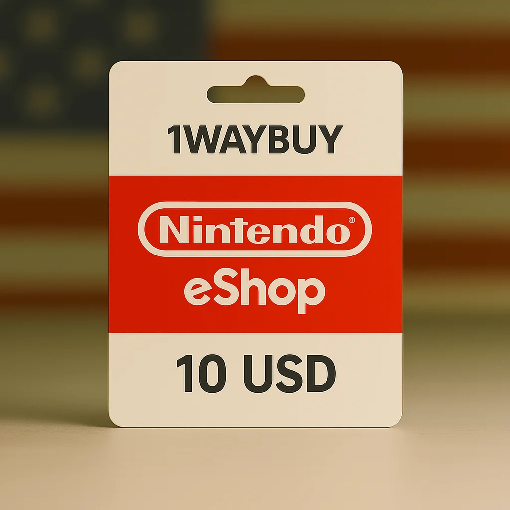 СШАНинтендо 10 USDПодарочная карта пополнения еШоп