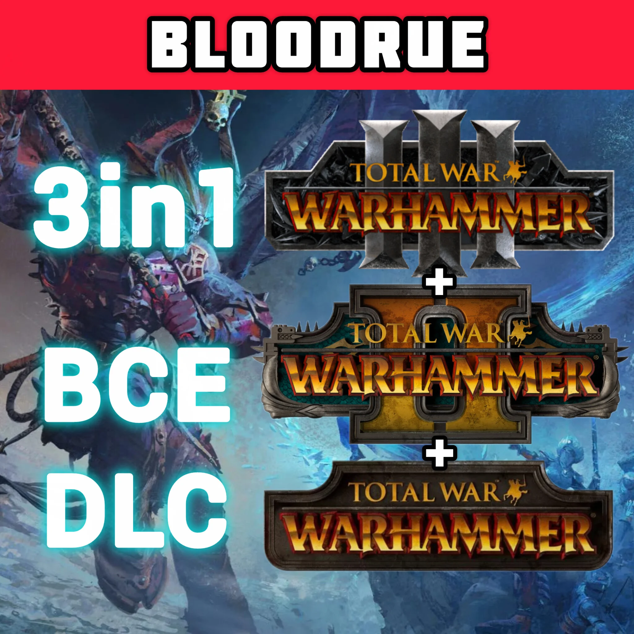 TOTAL WAR WARHAMMER III+II+I+ВСЕ DLC+Omens of Destruc