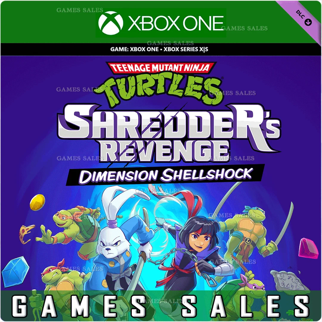 TMNT SHREDDERS REVENGE DIMENSION SHELLSHOCKXBOXКЛЮЧ