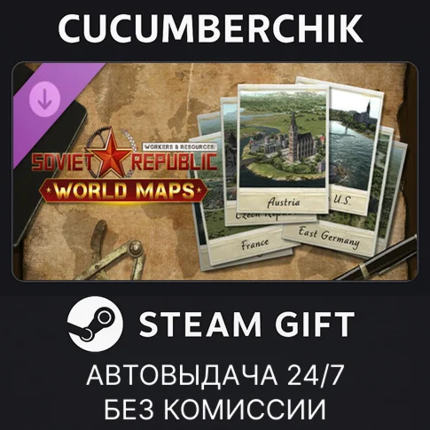 Workers &amp Resources: Soviet Republic - World MapsSTEAM