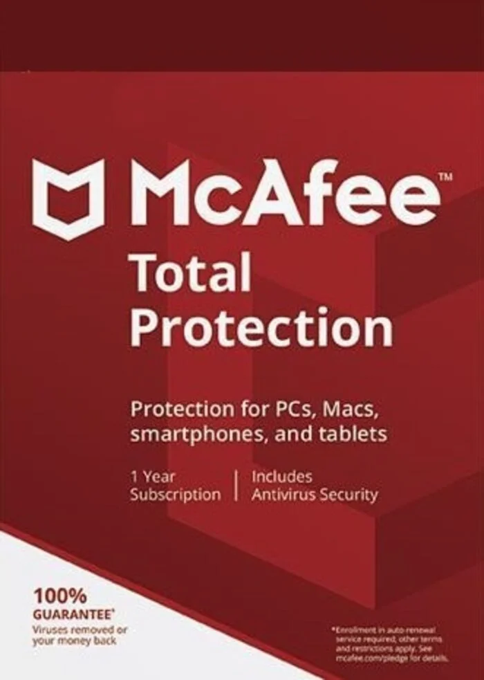 McAfee Total Protection 2025 1 устройство 1 год Глоба