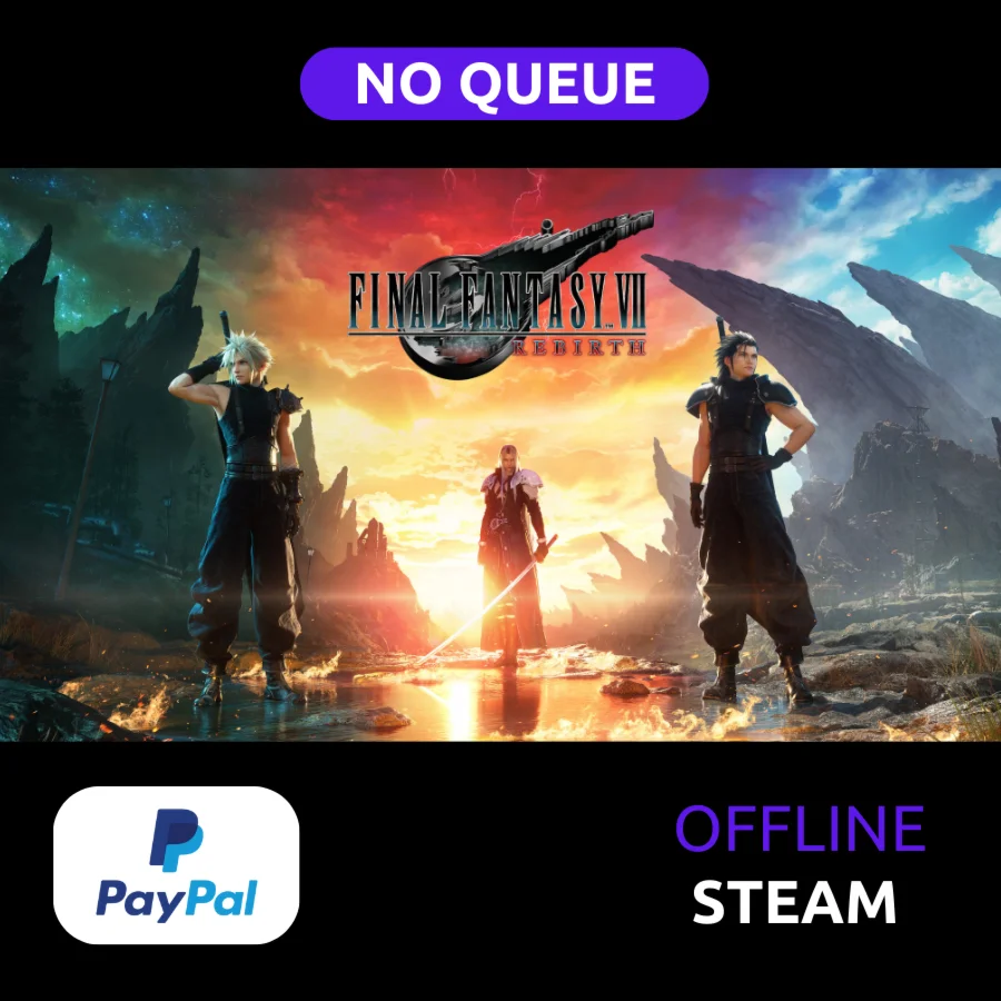 Final fantasy 7 Rebirth DELUXE STEAM офлайн PAYPAL
