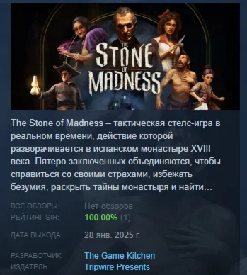 The Stone of Madness АВТОДОСТАВКА STEAM РОССИЯ