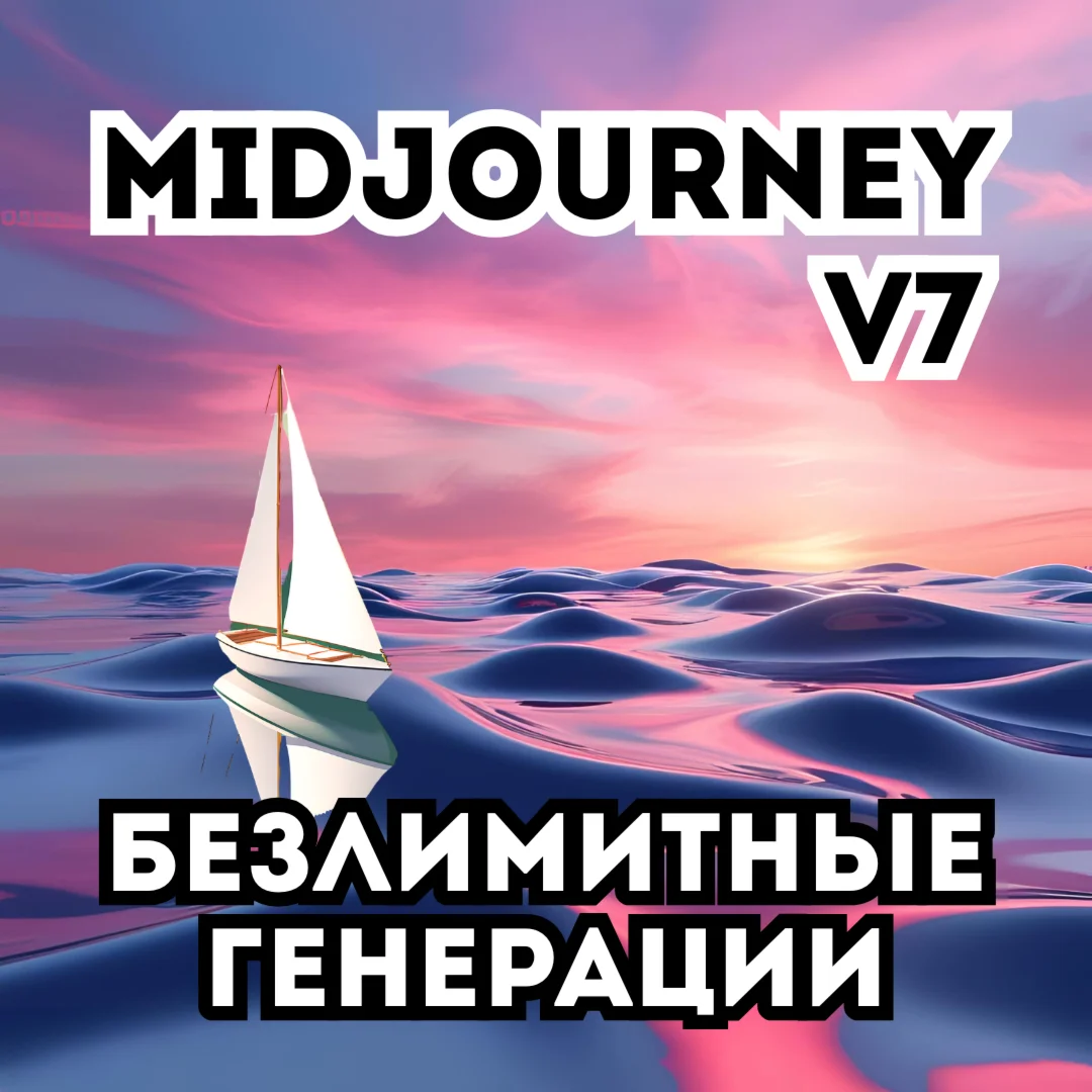 MIDJOURNEY V7 БЕЗЛИМИТ ПОДПИСКА 7-90 дней+ChatGPT+ SORA