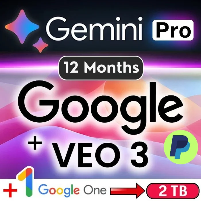 Google AI Gemini PRO 12 МЕСЯЦЕВ-VEO3-2TB-ПРИВАТНЫЙ АККА