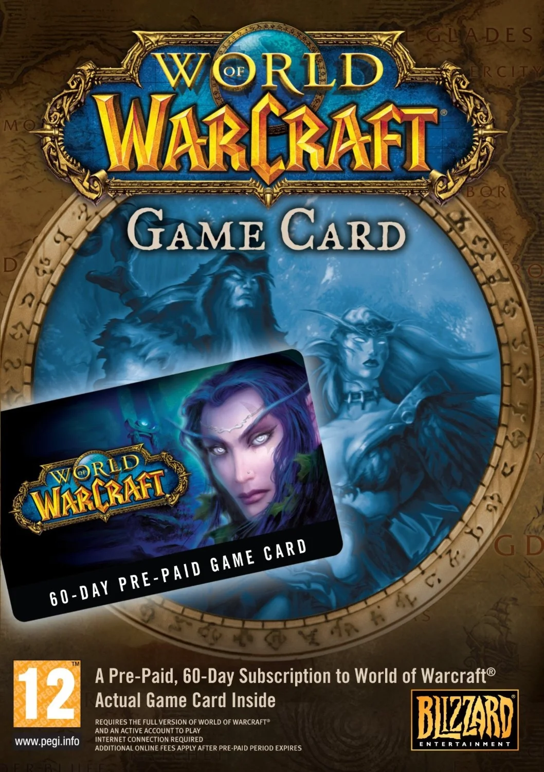EU/RU World of Warcraft 60 ДНЕЙ ТАЙМ КАРТА+Classic