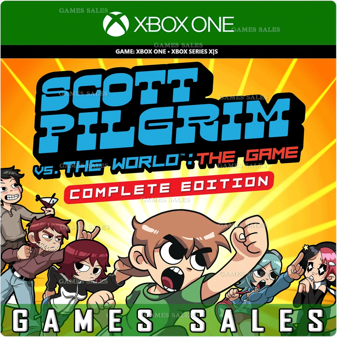 SCOTT PILGRIM VS THE WORLD THE GAME COMPLETEXBOXКЛЮЧ