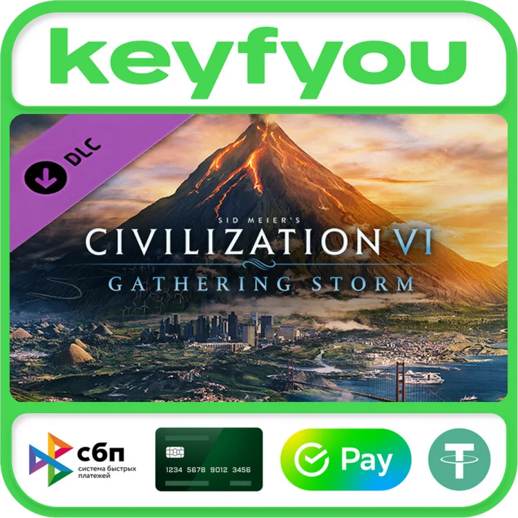 Sid Meiers Civilization VI Gathering Storm STEAM КЛЮЧ