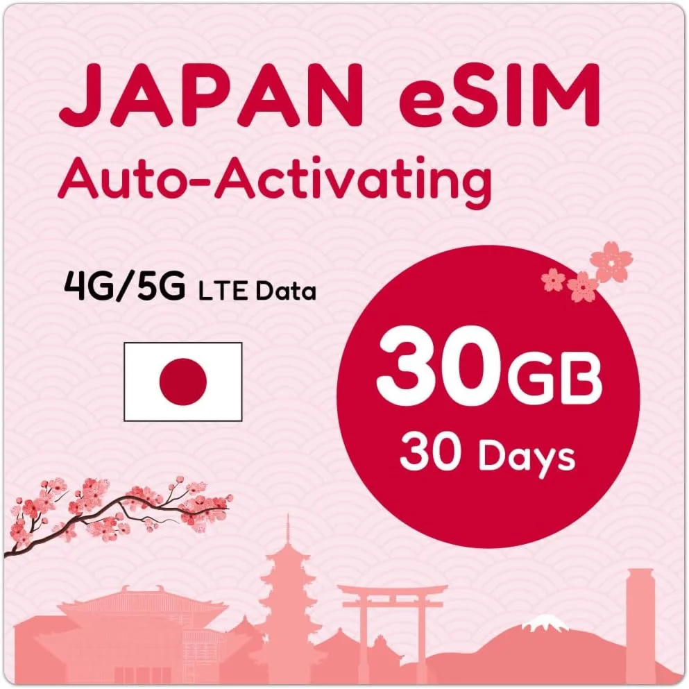 eSIM для Интернета в Японии оператор Docomo Japan
