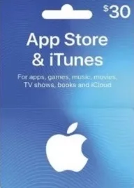 iTunes Gift Card 30 USA - без комиссии