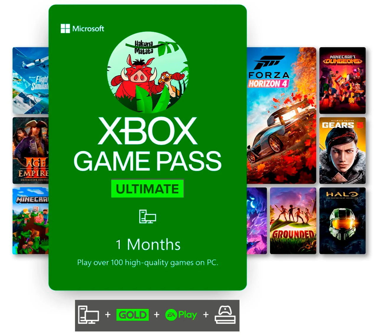 XBOX GAME PASS ULTIMATE 1 МЕСЯЦ TRIAL/США