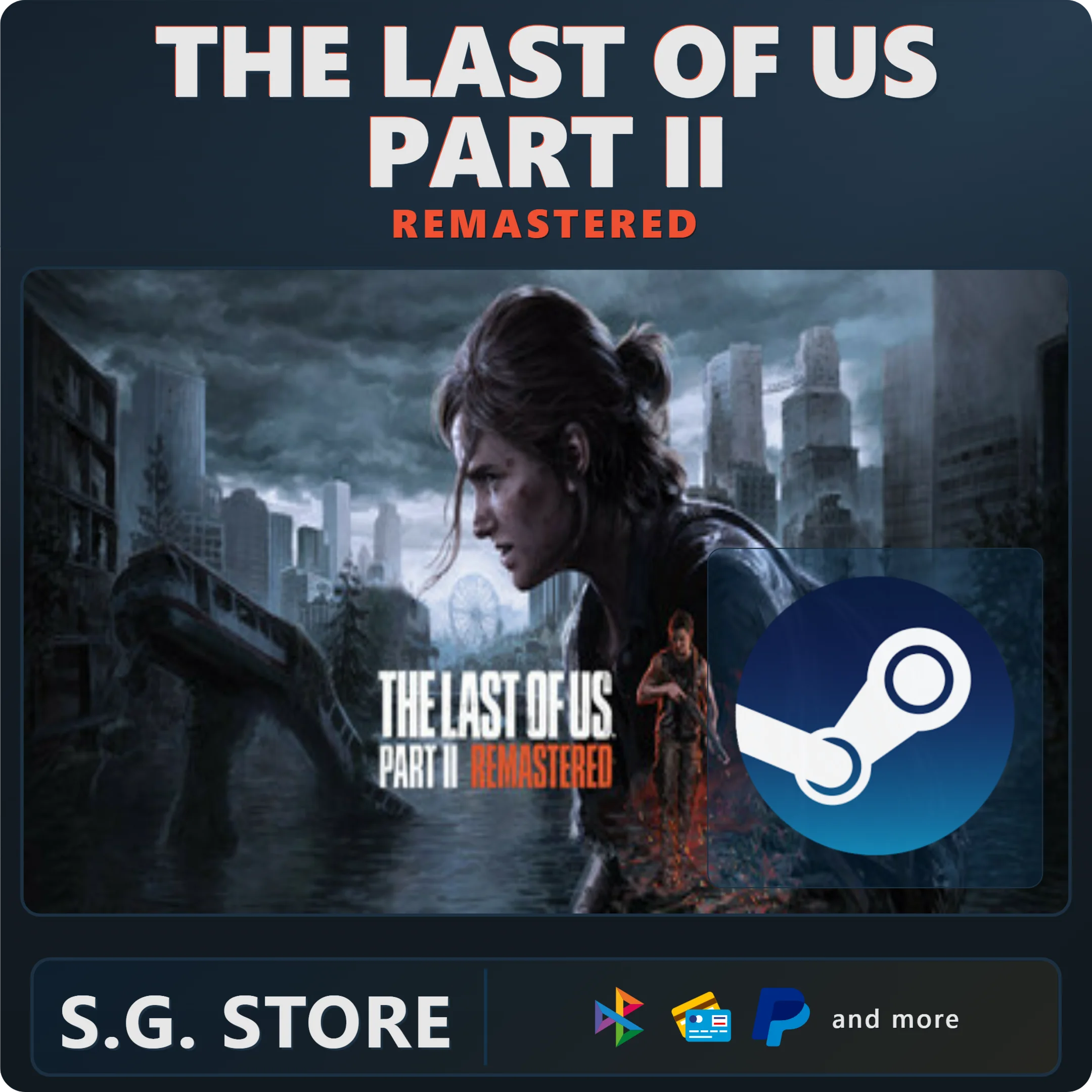 The Last Of Us Part 2 II Remastered Steam Offline