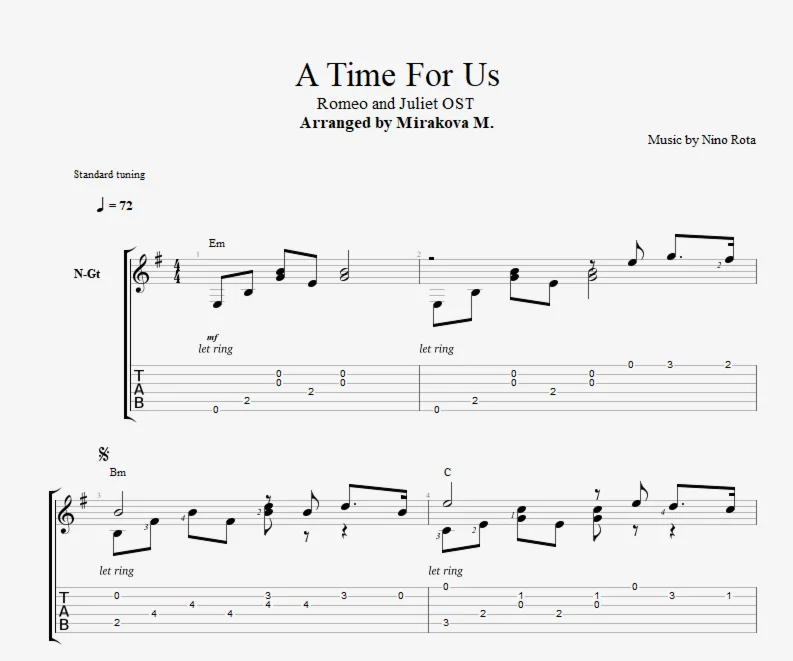A Time For Us