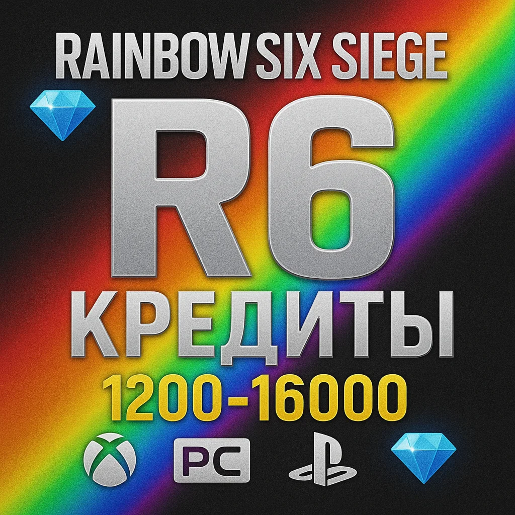 RAINBOW SIX SIEGE R6КРЕДИТЫ1200-16000 XBOX/ПК/PS