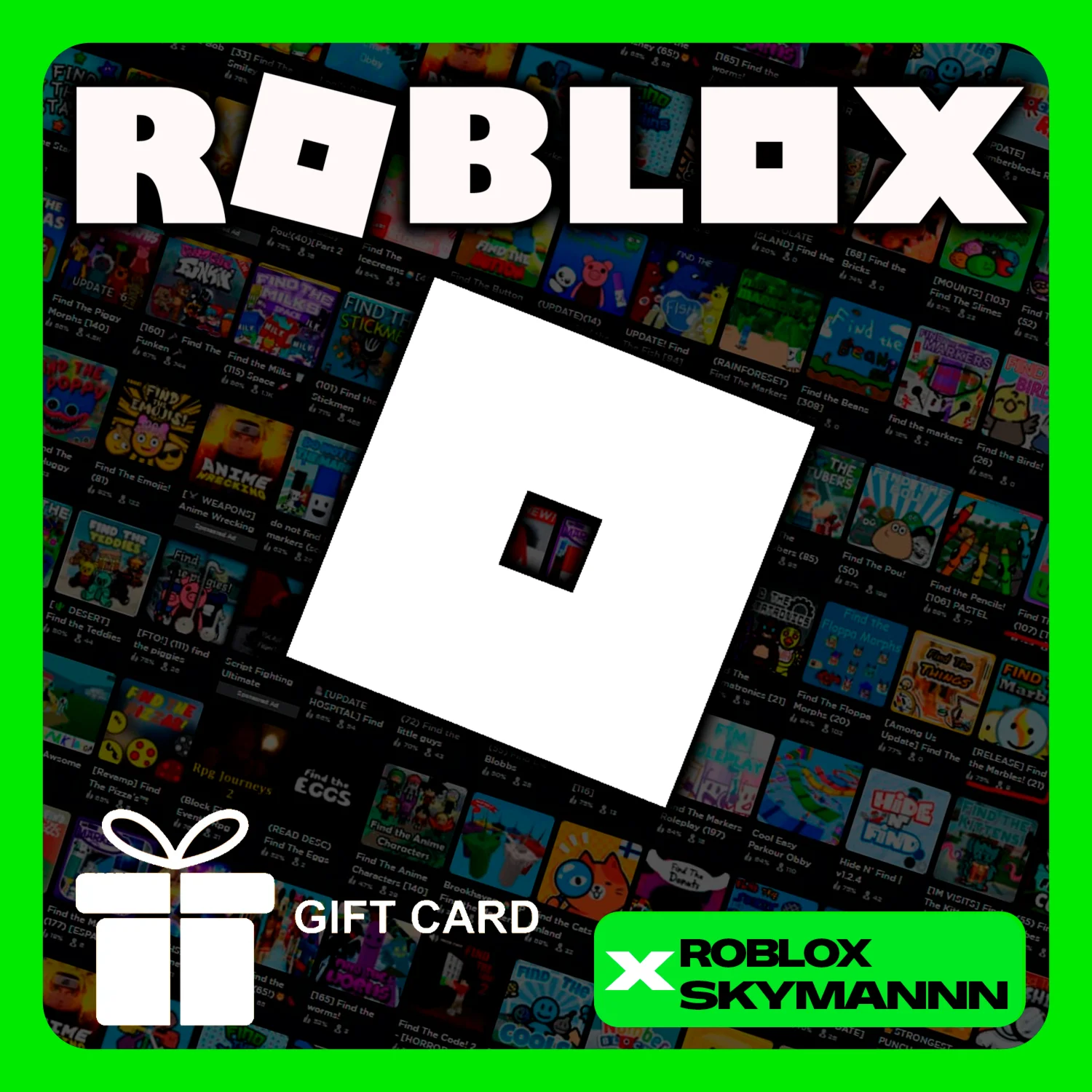 ROBLOX GIFT CARD100-10000 ROBUX ВСЕ СТРАНЫGLOBAL