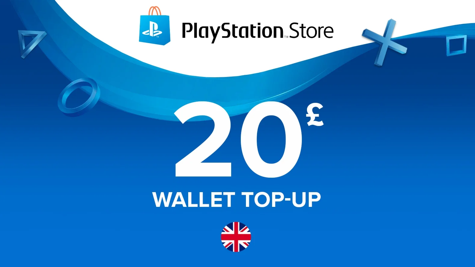 Карта PlayStation Network Gift Card 20 ФунтовUK