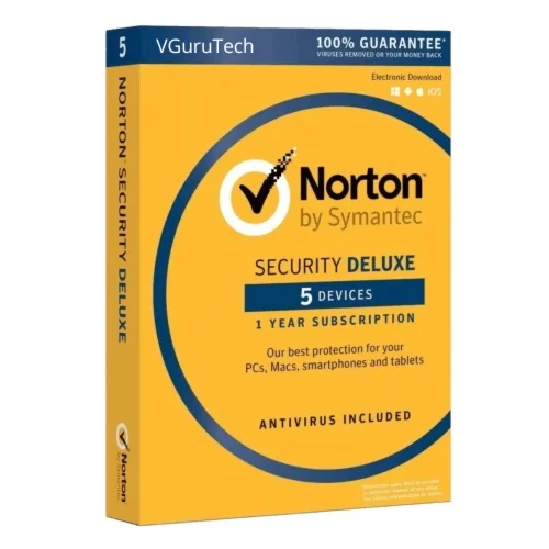 Norton Security Deluxe 90 дней 5 устройств Global