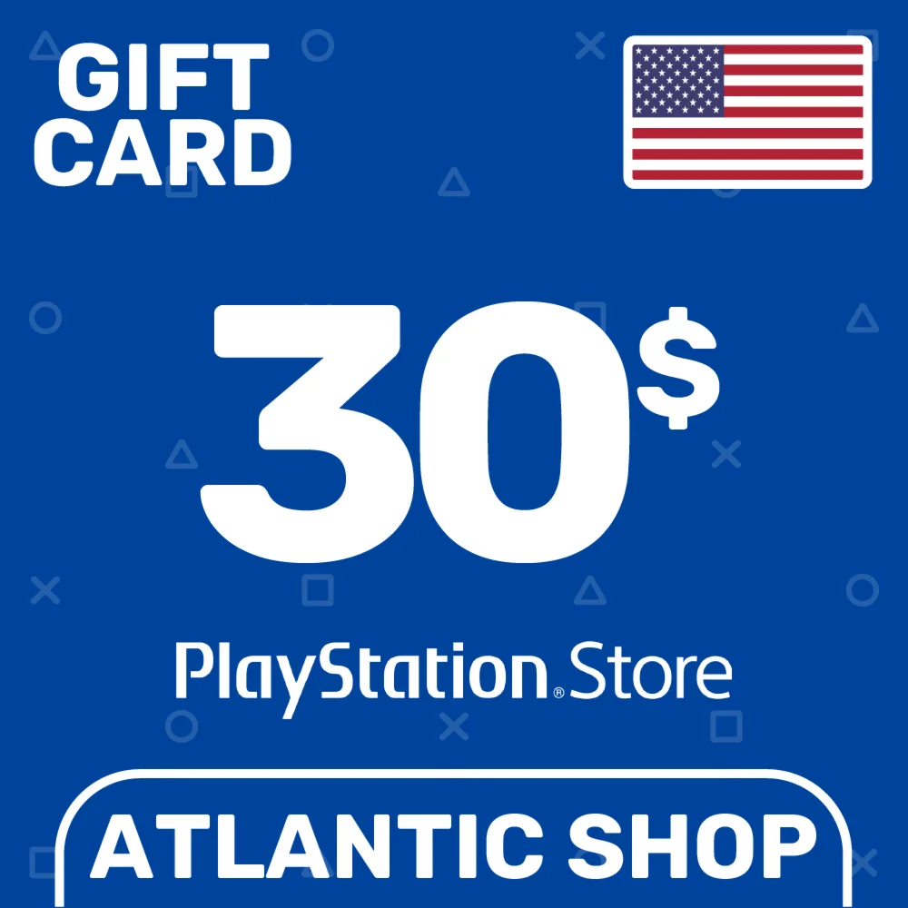 Карта Пополнения PSN 30 USD США