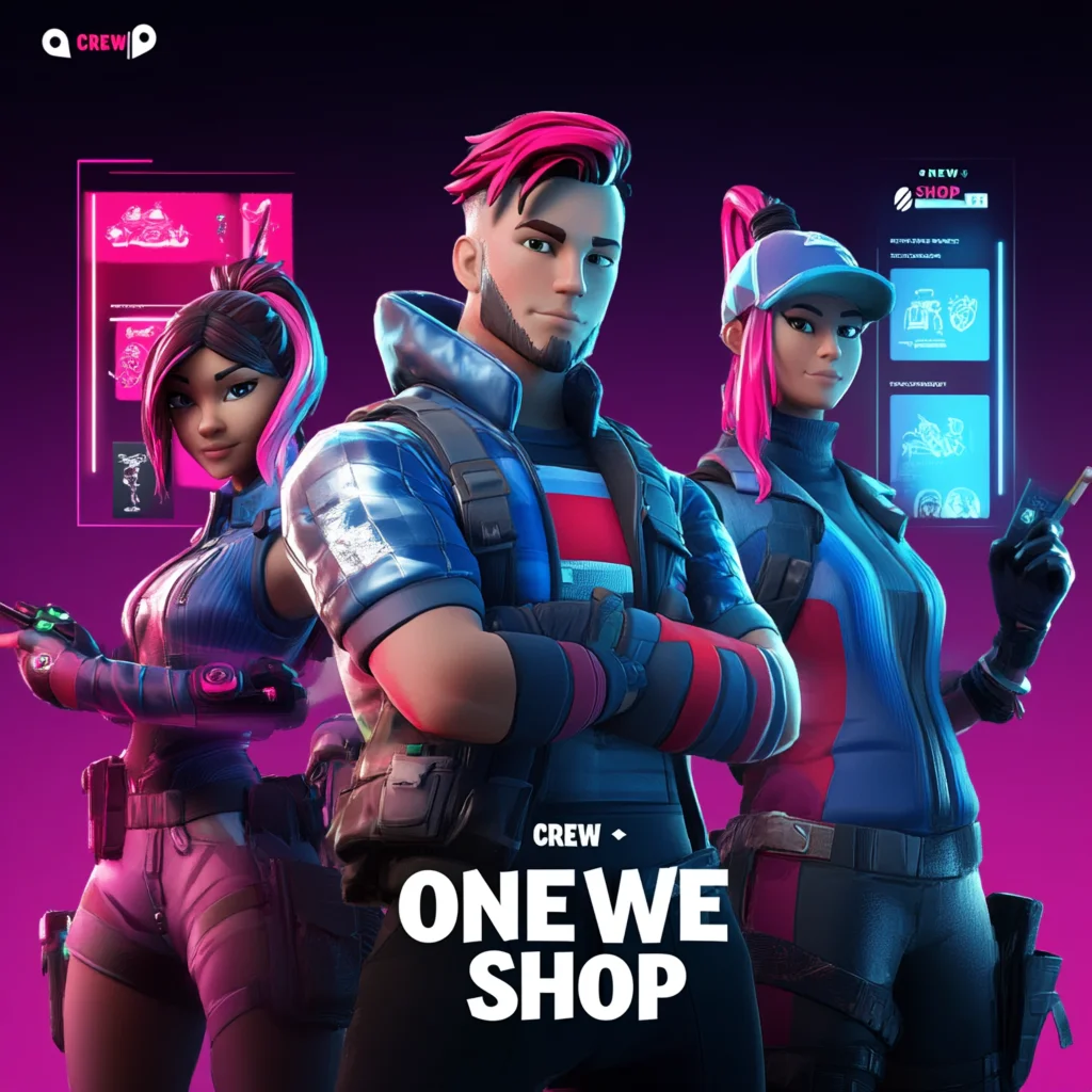 FORTNITE Crew Battle Pass +1000 V-Bucks PCPSXB
