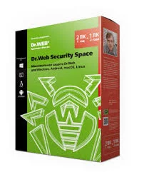 DrWeb Security Space 2 Года 1 ПК + 1 моб REG FREE