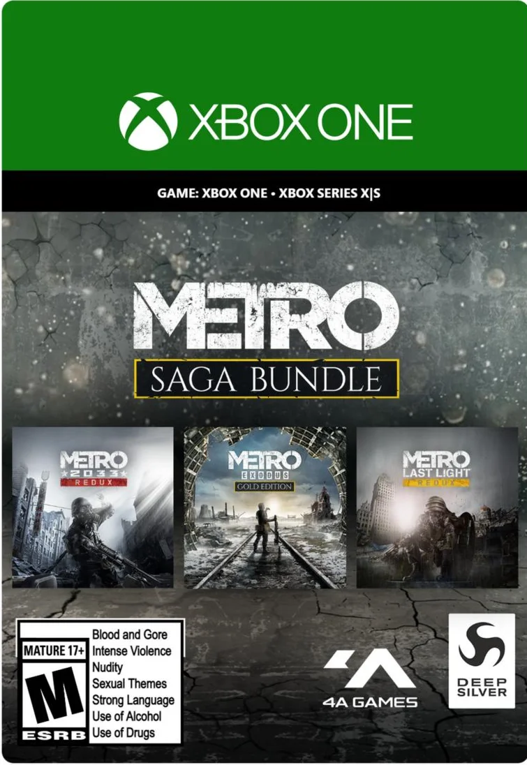 Metro Saga Bundle / Metro Exodus Gold XBOX ONE XS