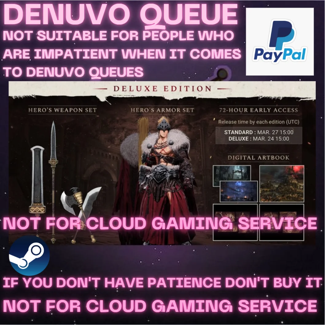 The First Berserker Khazan Deluxe PAYPAL+DENUVO