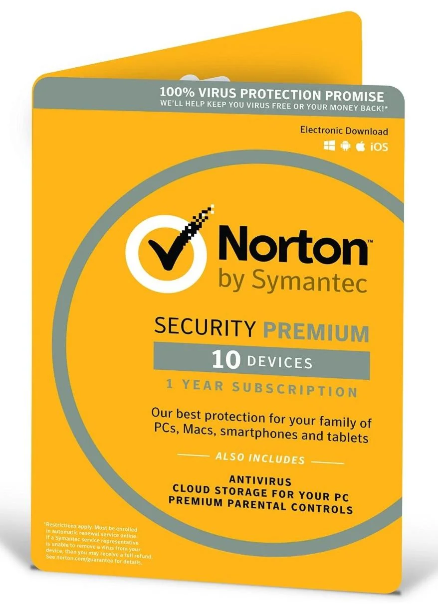 Norton Security Premium 10 активаций на 90 дней