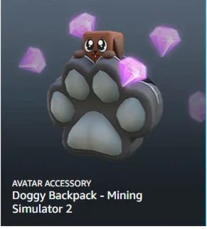 Roblox КлючRoblox: Doggy Backpack - Mining Si