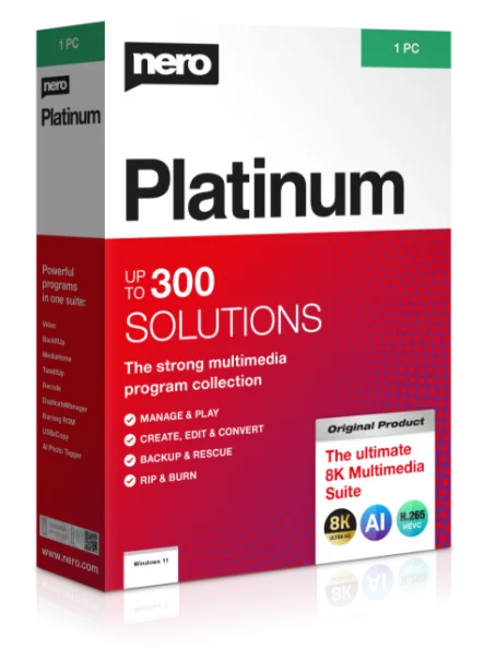 Nero Platinum Suite SE лицензия ключ global