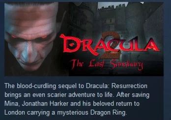 Dracula 2: The Last Sanctuary STEAM KEY РФ+СНГ СТИМ