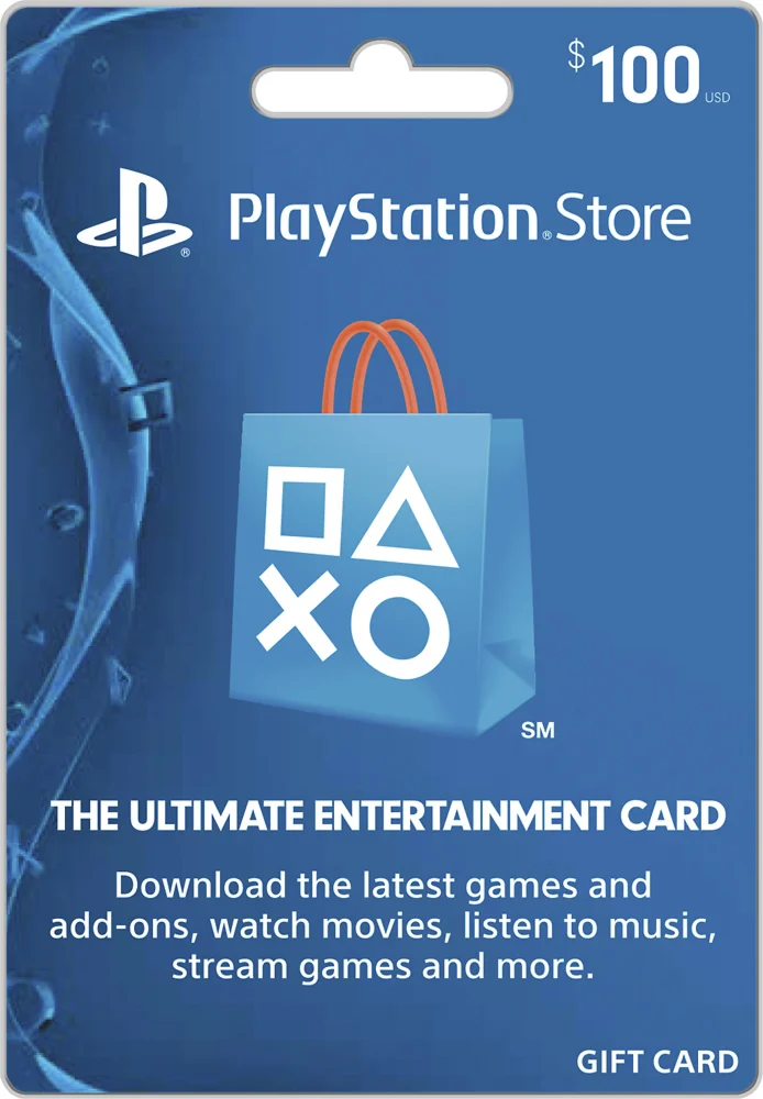 Playstation Network PSN 100 USA - без комиссии