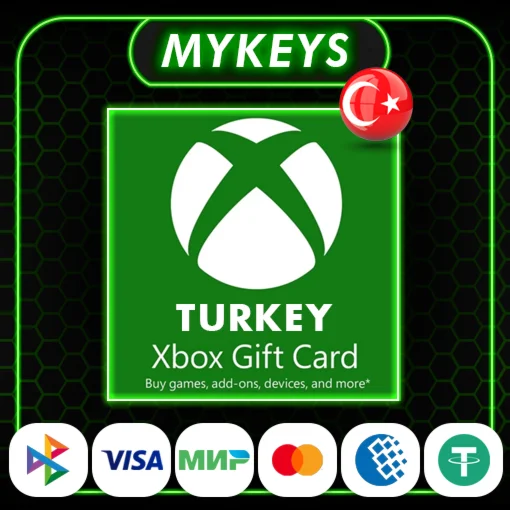 XBOX LIVE 25-4000 ЛИР КОШЕЛЬКА ПОПОЛНИТЬ КАРТА ТУРЦИЯ