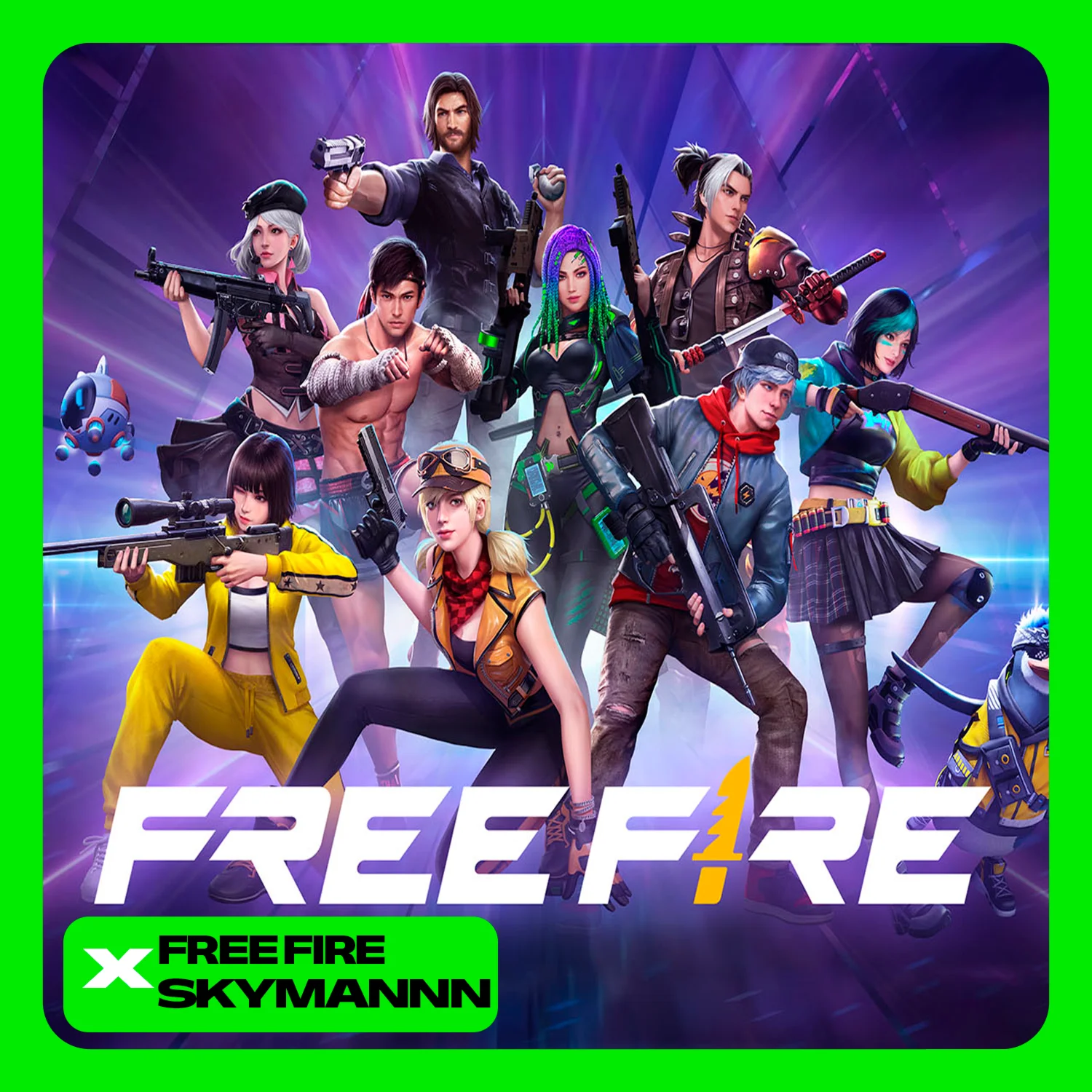 Free Fire Garena 110-2420 Diamond Pins GLOBAL КЛЮЧ