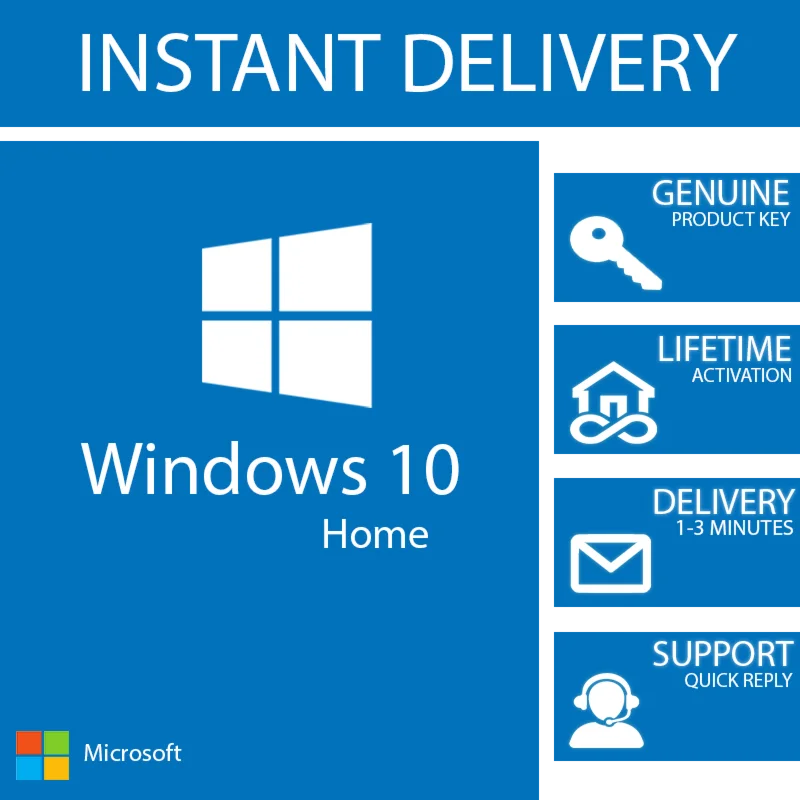 ОНЛАЙН АКТИВАЦИЯ КЛЮЧ Windows 10 HOME 32/64 bit