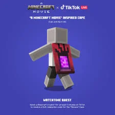 MINECRAFT TIKTOK CAPE МЕНЕСС КЕЙП КЛЮЧ
