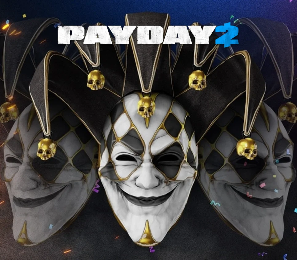 PAYDAY 2 10th Anniversary Jester Mask Steam Ключ